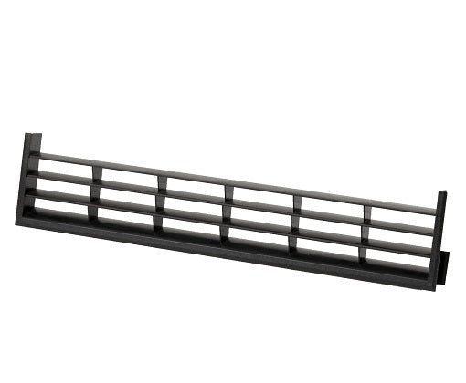 Ventilationsgaller av plast svart