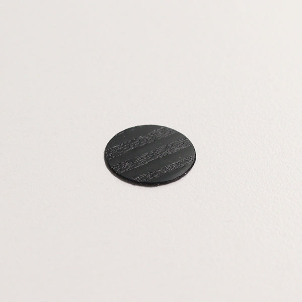 Självhäftande täckbricka 17 mm svart x 20st