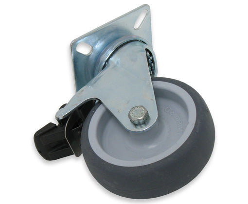 Möbelhjul med lås grå