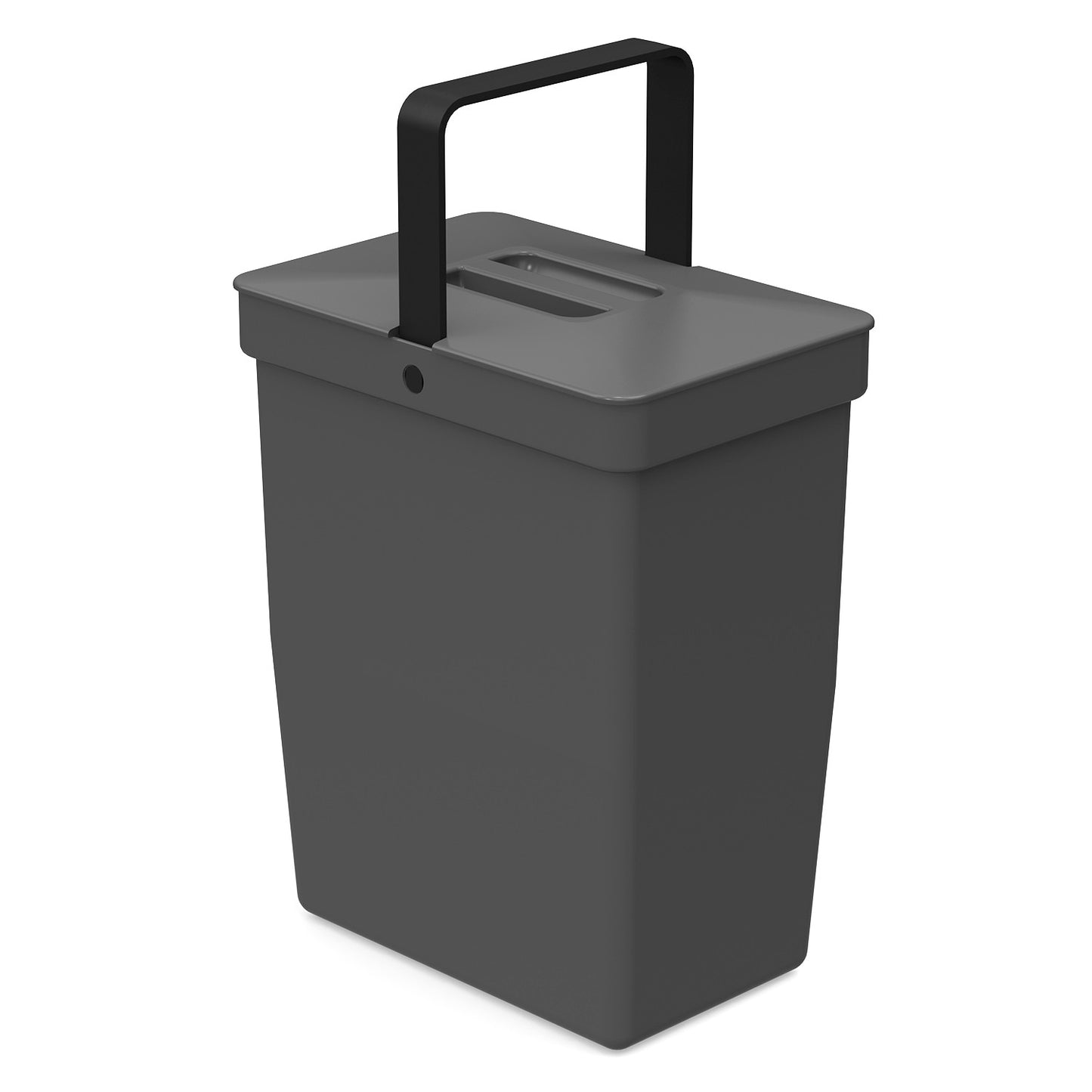 Lock till 8 liters avfallshink antracitgrå
