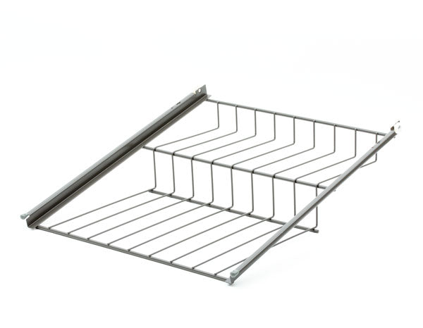 Utdragbart skoställ 500mm antracitgrå