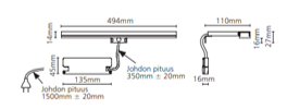LED-lampa Esther S3 8W