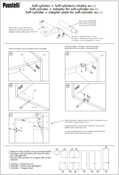 Blum soft-cylinder