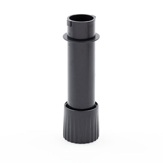 Justerbart sockelben 145-178mm svart