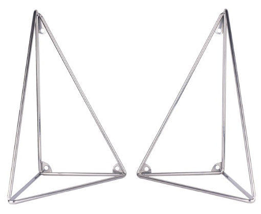 Pythagoras konsoler, 2 st, krom