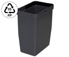 Avfallshink 8 L grå