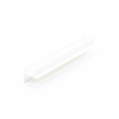 Hörnlist 155mm vit