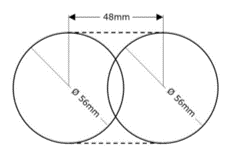 Infällbart eluttag Due rostfritt stål